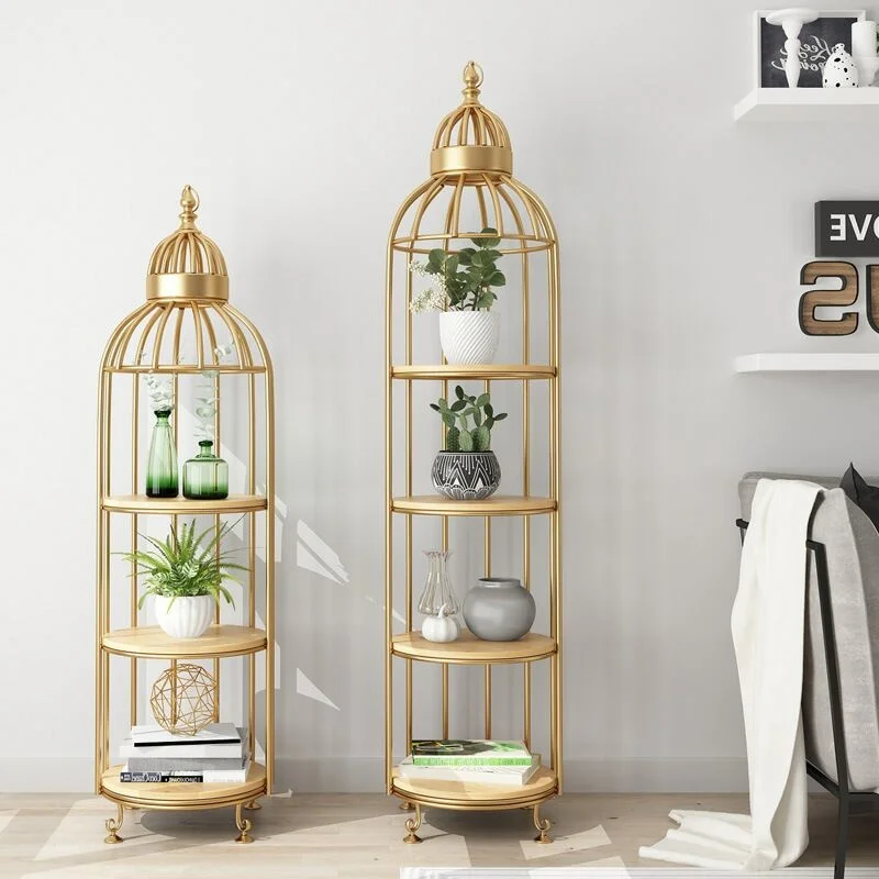 Art Craft Door - Vintage iron art landing bird cage
