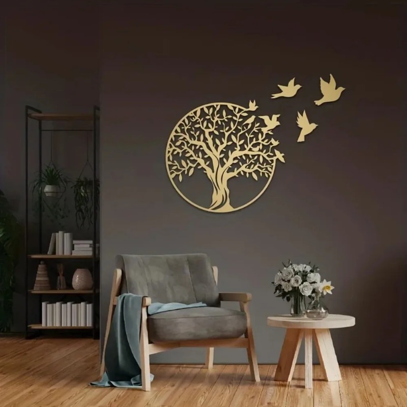 Art Craft Logo - Metal Crafts Wall Art - Tree