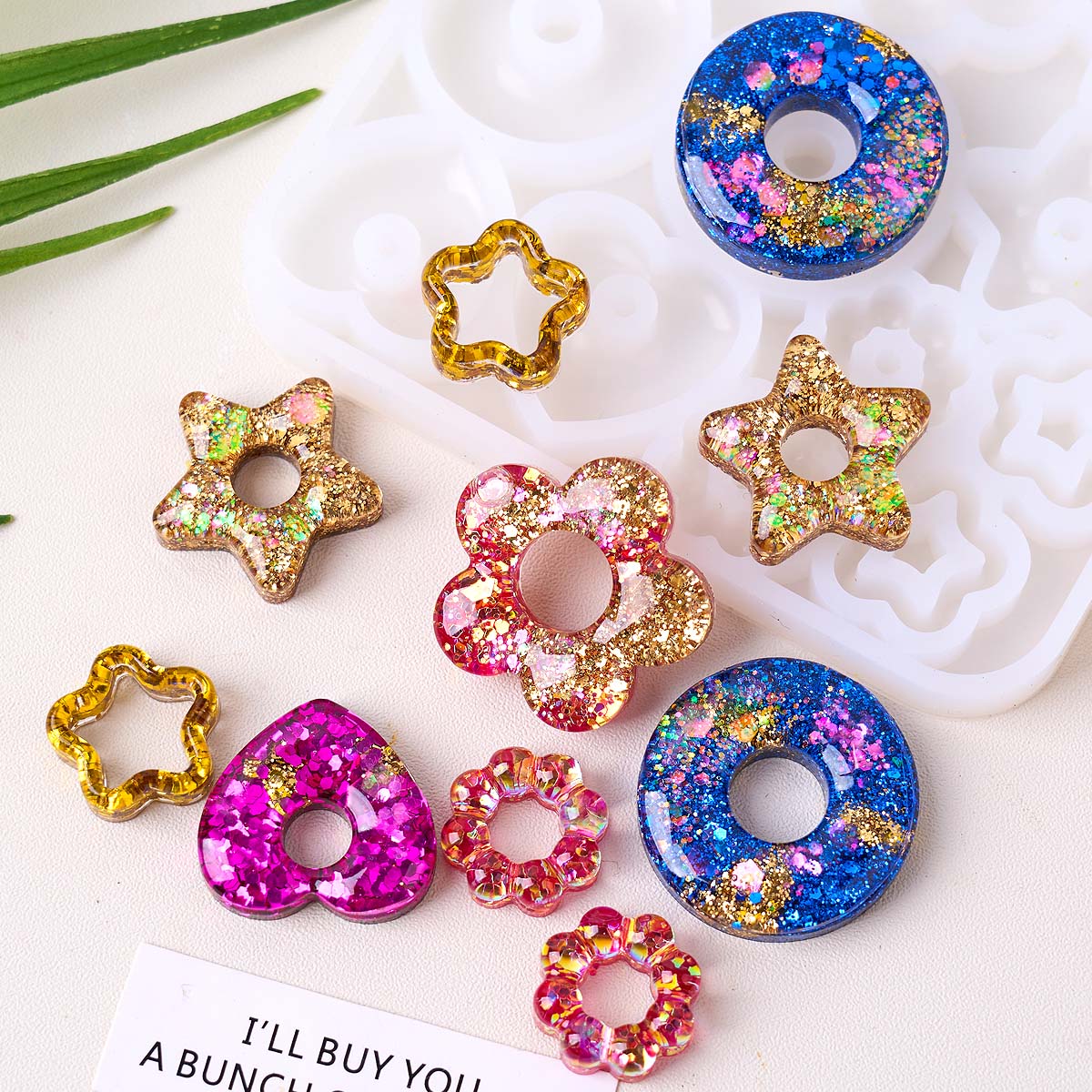 Resin Casting Mold - Multifuntional Jewelry Silicone Mold DIY Handmade
