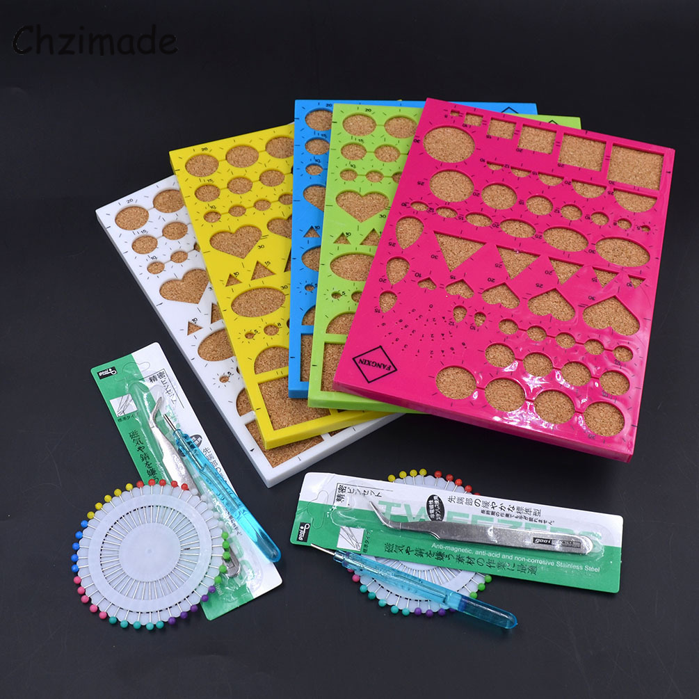 Art Quilling Craft - Chzimade Random Color Quilling Paper Tools