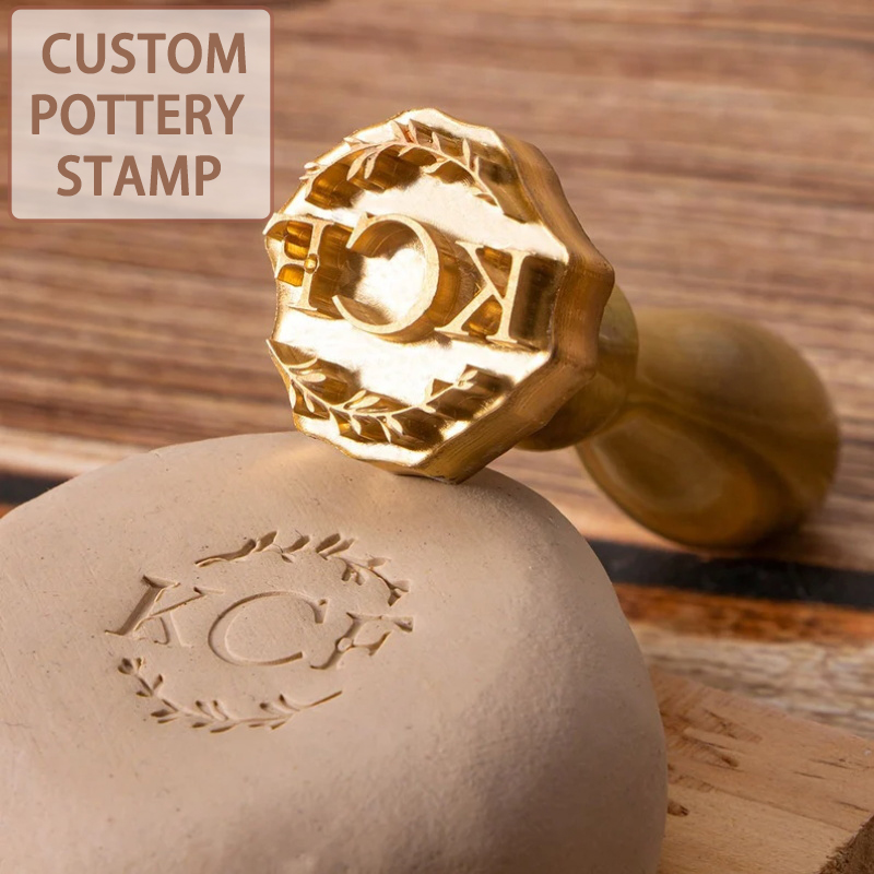 Art Craft Logo - Personalized Custom Pottery Stamp for Clay