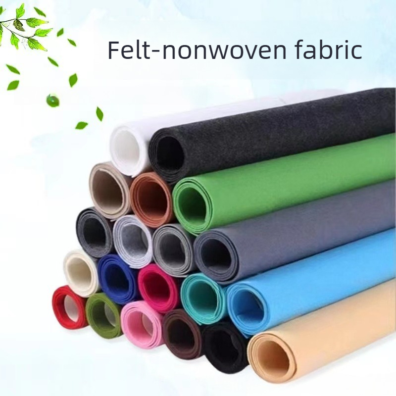 Art Craft For Kindergarten - Premium Colorful Nonwoven Felt Fabric Red
