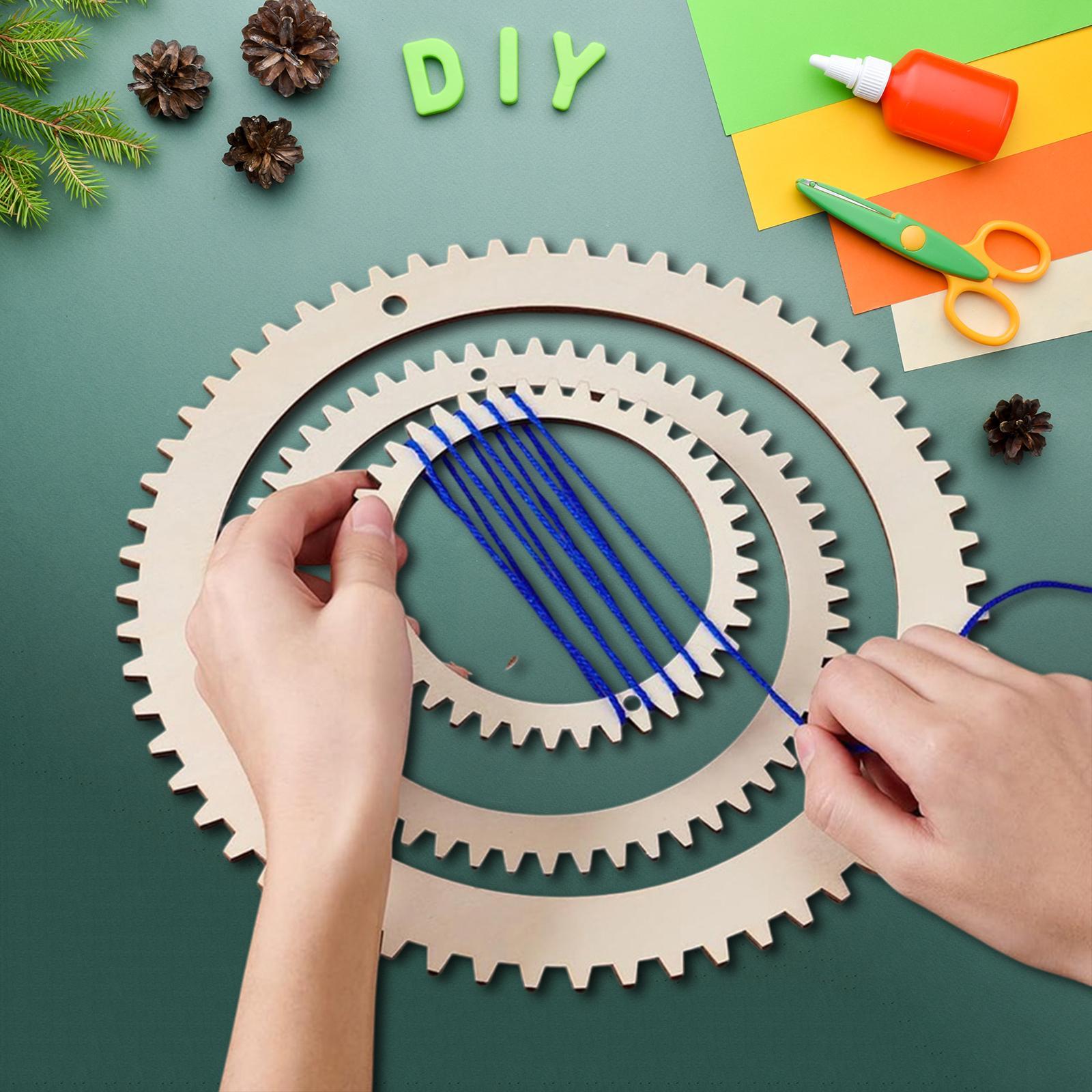 Art Craft For Kids - DIY Weaving Loom Kit Wooden Frame
