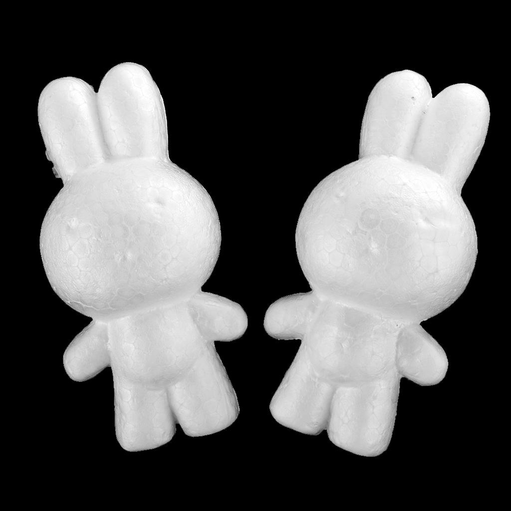 Art Craft For Kids - Handwork Art Foam DIY Rabbit Shaped