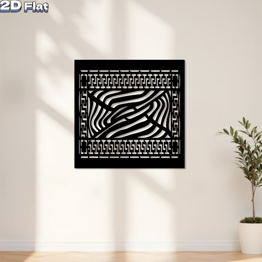 Art Craft Zebra - CIFBUY Metal Wall Art Zebra Stripes