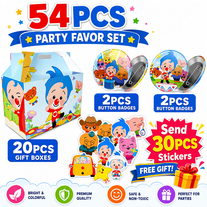 Art Craft House Making - PLIM Cartoon Pattern Paper box Brooch
