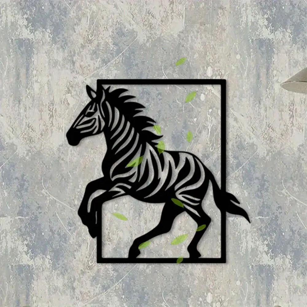 Art Craft Zebra - CIFBUY Metal Wall Art Zebra Iron