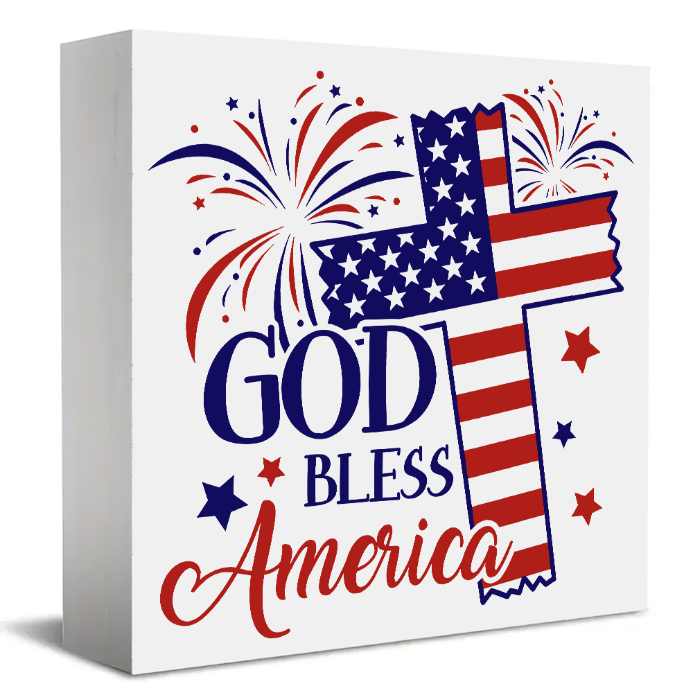Art And Craft Independence Day - One Independence Day God Bless America