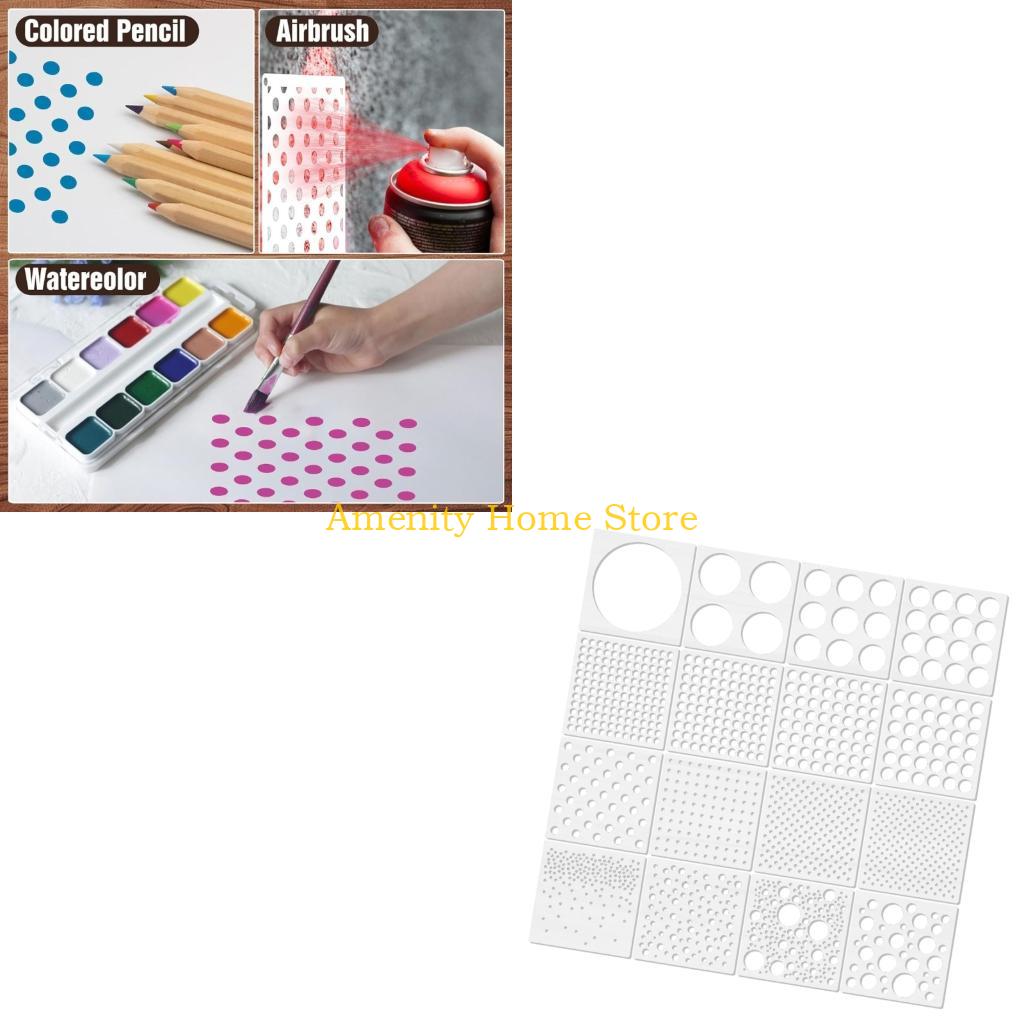 Art And Craft With Paint - F26C Wall Art Paint Stencils Set,