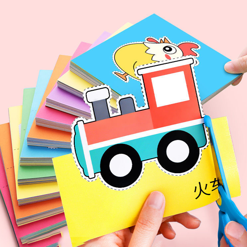 Art Craft Book - 96Pcs Fun Paper Cutting Set, Paper
