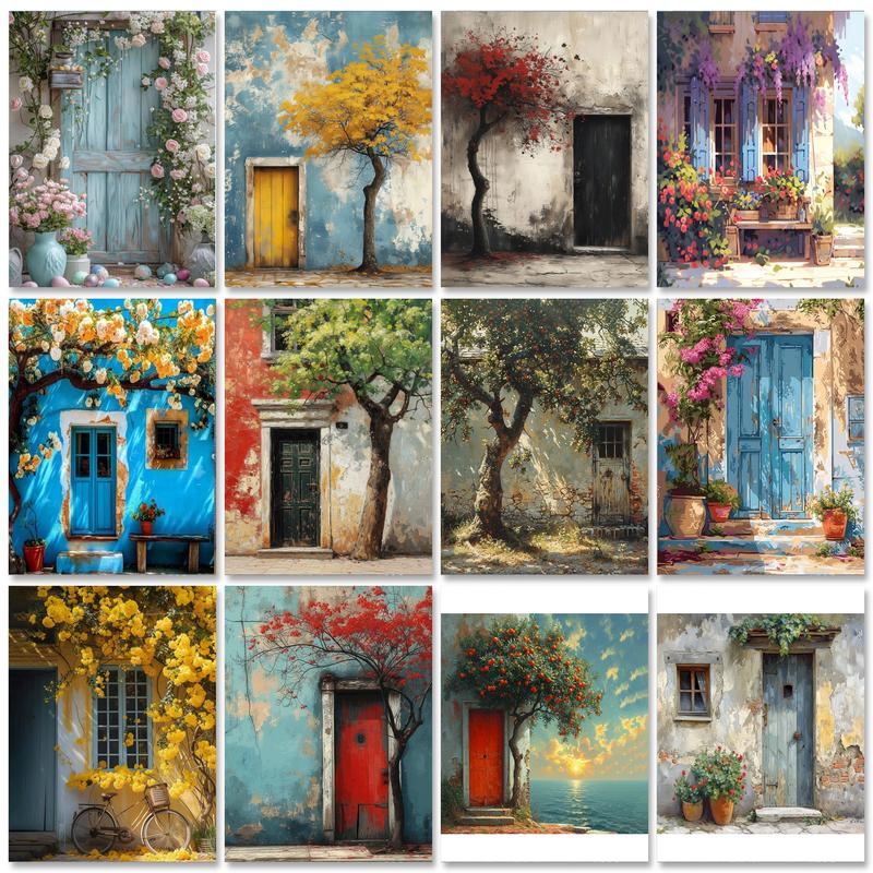 Art Craft Door - GATYZTORY 60x75cm Painting By Numbers Kits
