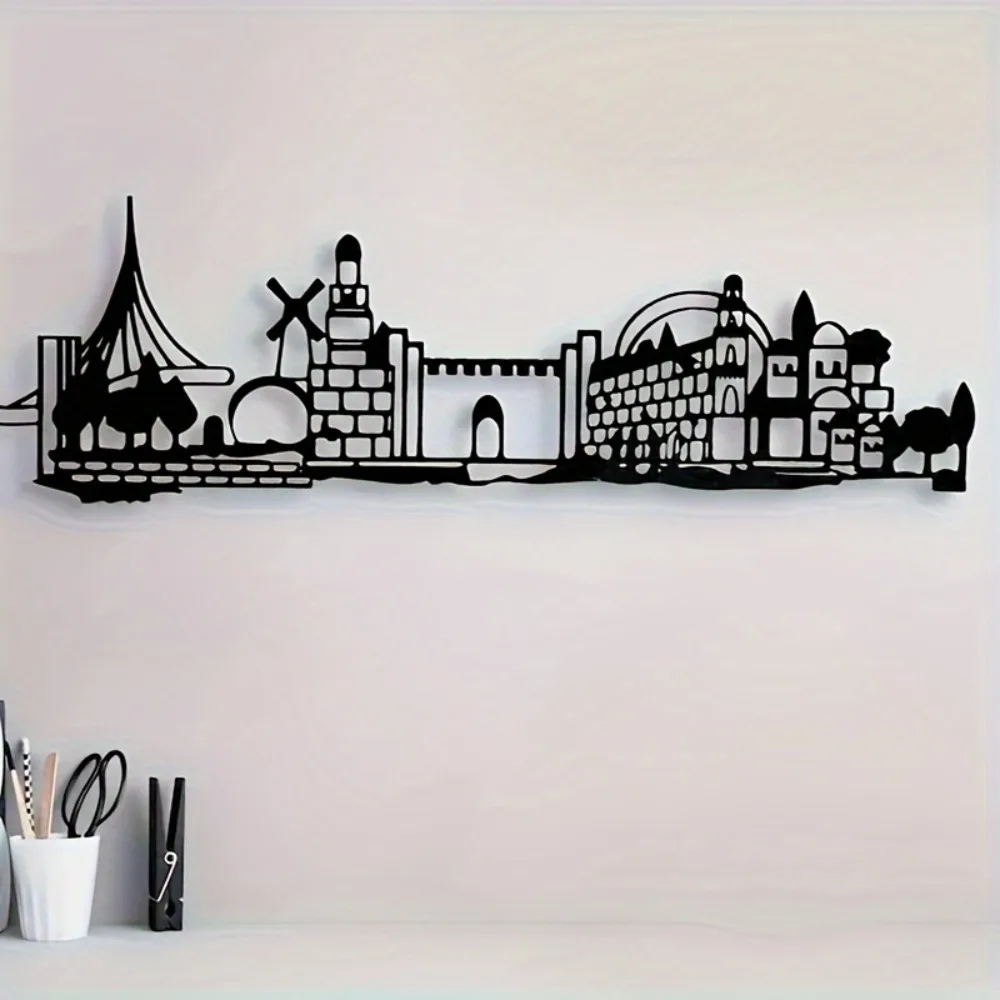 Art & Craft Kids Toys - CIFBUY Iron Wall Art Jerusalem Skyline