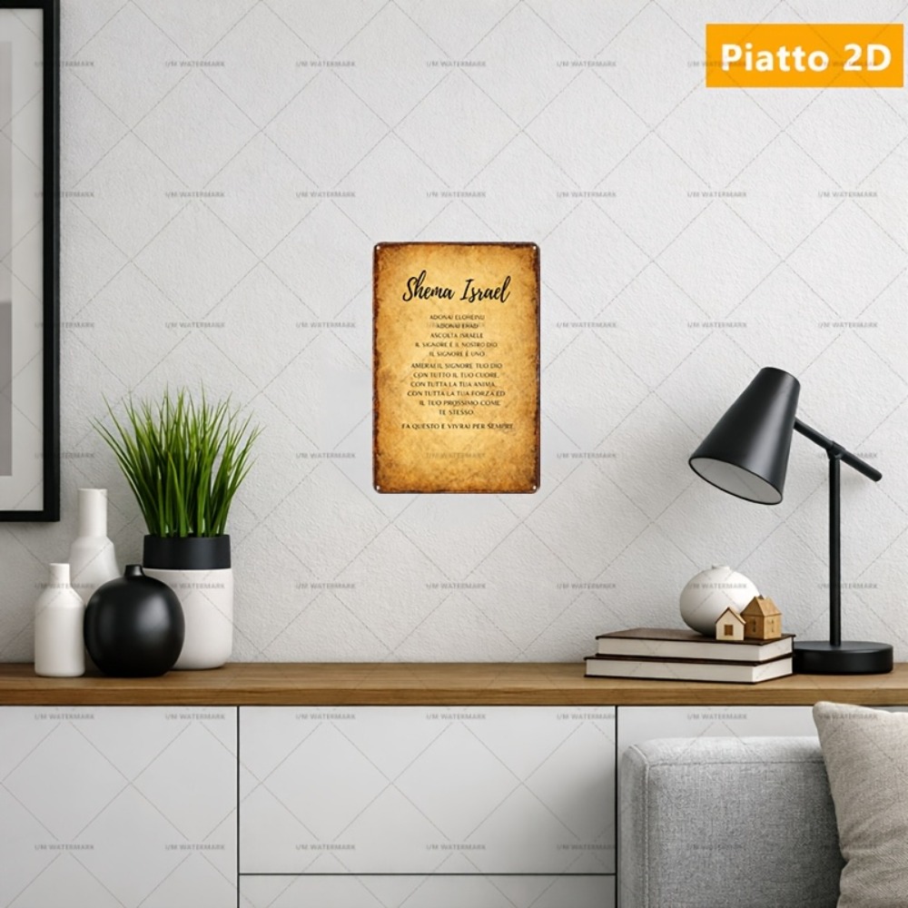 Art & Craft Kids Toys - CIFBUY Hebrew Scripture Aluminum Wall Art