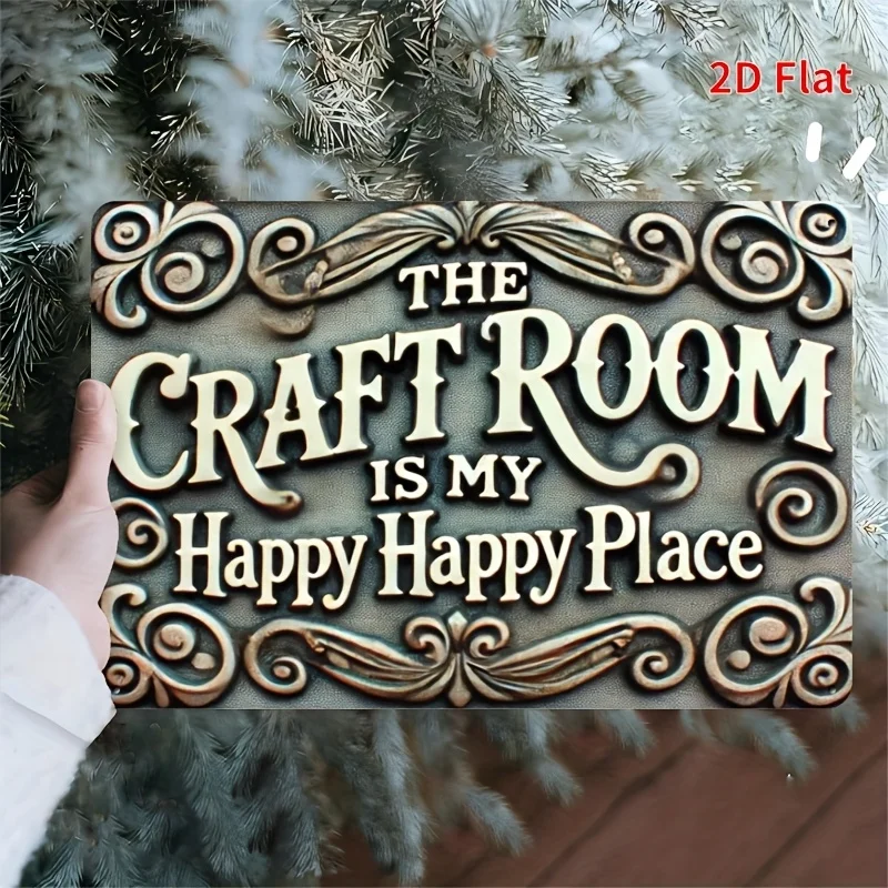 Art Craft Logo - Vintage Craft Room Logo - 