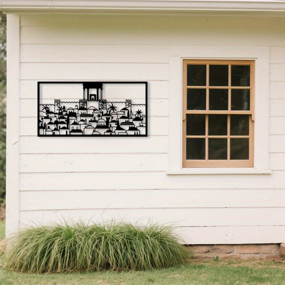 Art & Craft Kids Toys - CIFBUY Metal Wall Art Jerusalem Mural