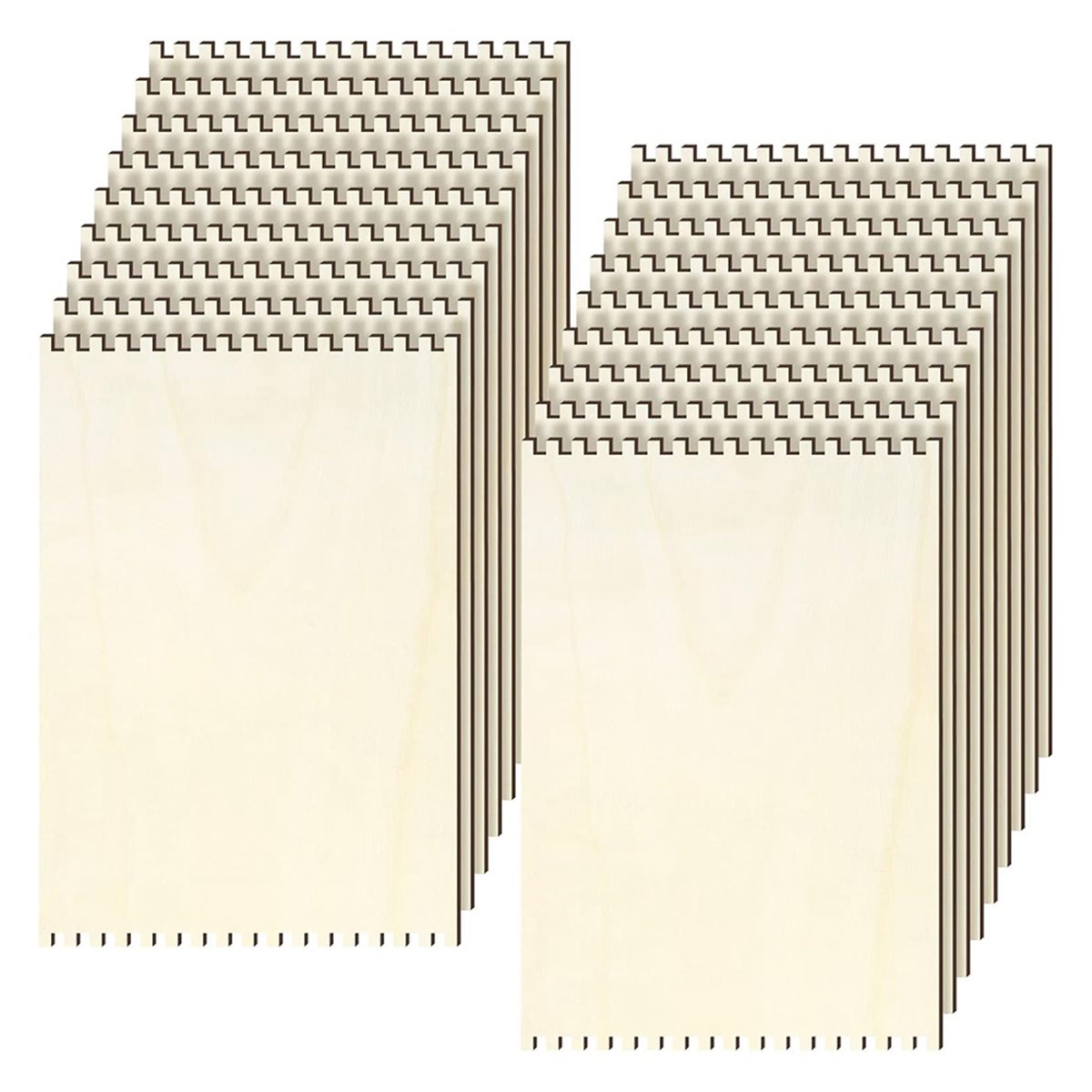 18 Pcs Beginners Wooden Notche - Art Craft For Kids recension och pris