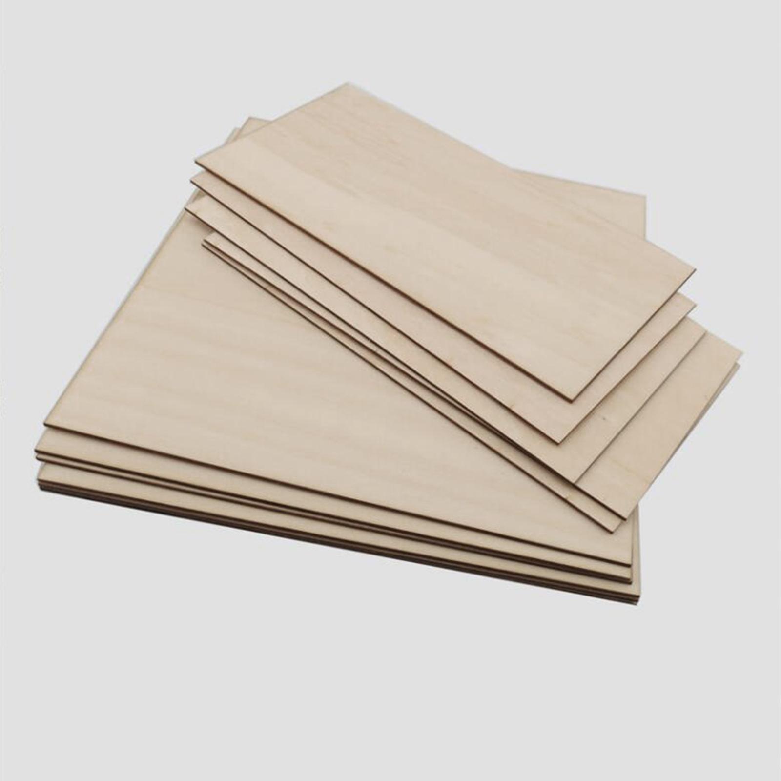 10Pcs Wood Sheets Unfinished B - Art Craft House Making recension och pris