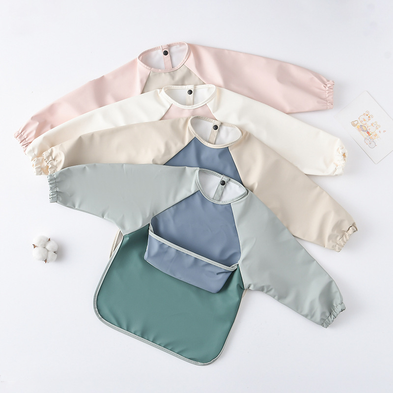 Kids Baby Long Sleeved PU Bibs - Art Craft Girl recension och pris