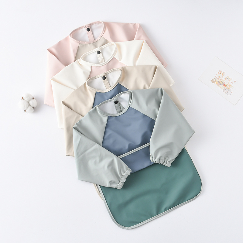 Kids Baby Long Sleeved PU Bibs - Art Craft Girl recension och pris
