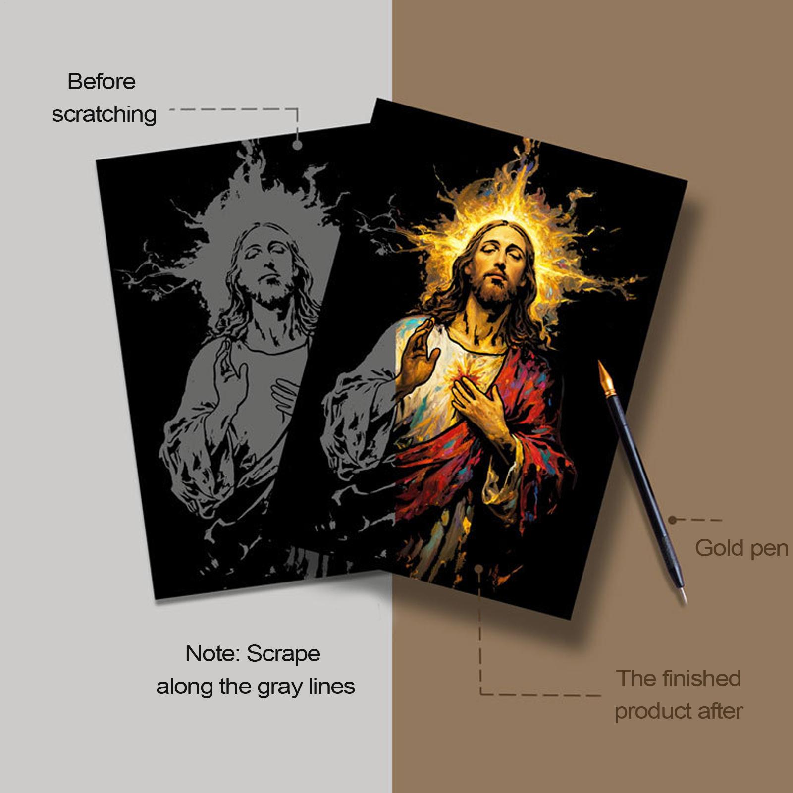 Scratch Book Jesus Scratch Pai - Art Craft Book recension och pris