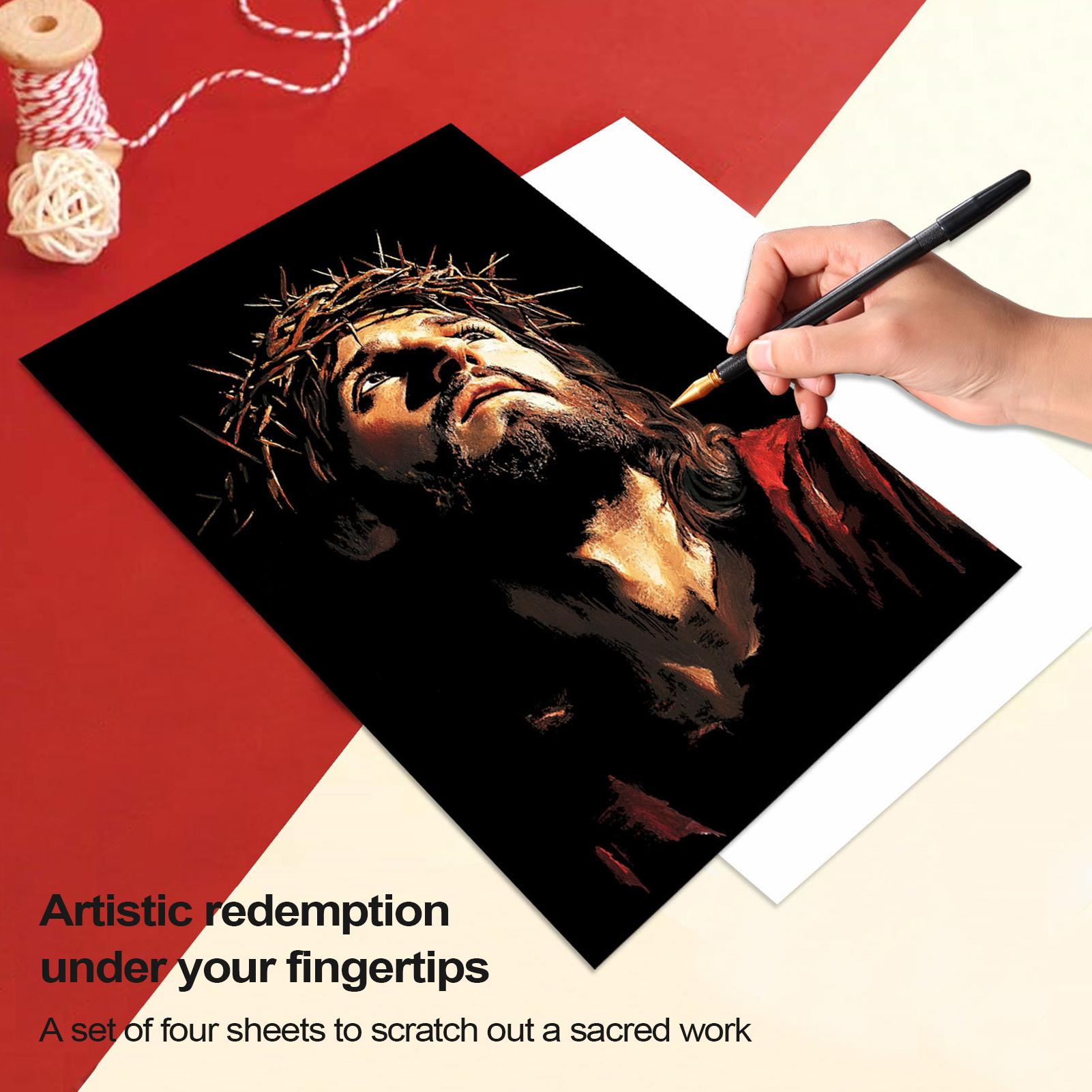 Scratch Book Jesus Scratch Pai - Art Craft Book recension och pris