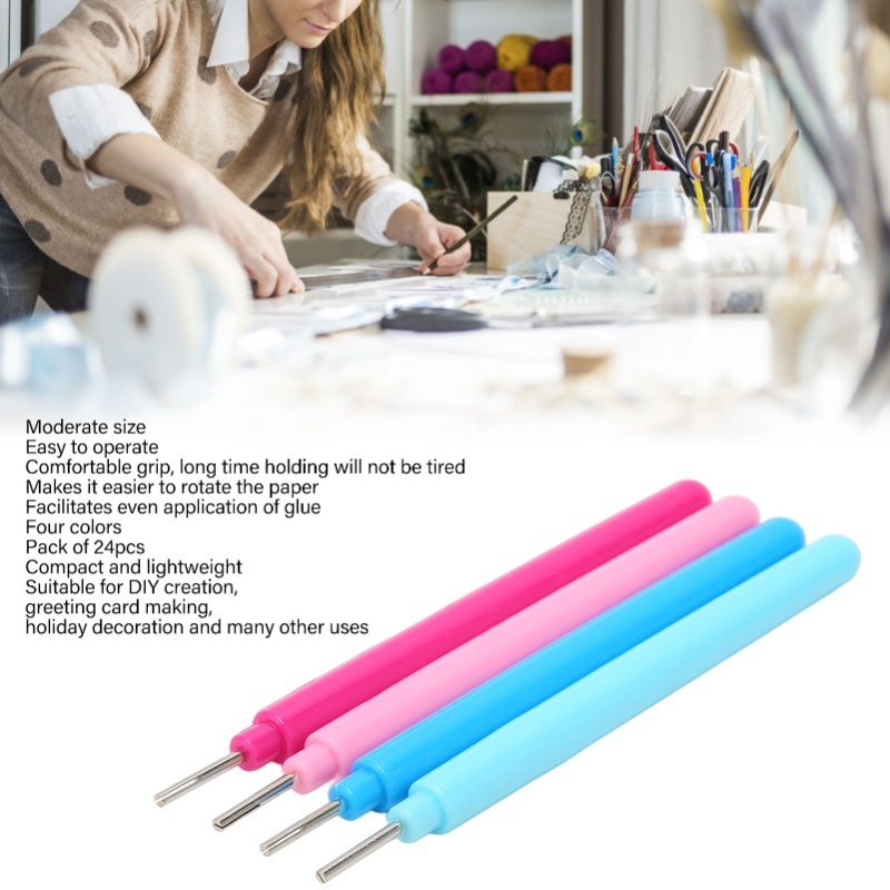 24pcs Paper Quilling Tools 4 C - Art Quilling Craft recension och pris