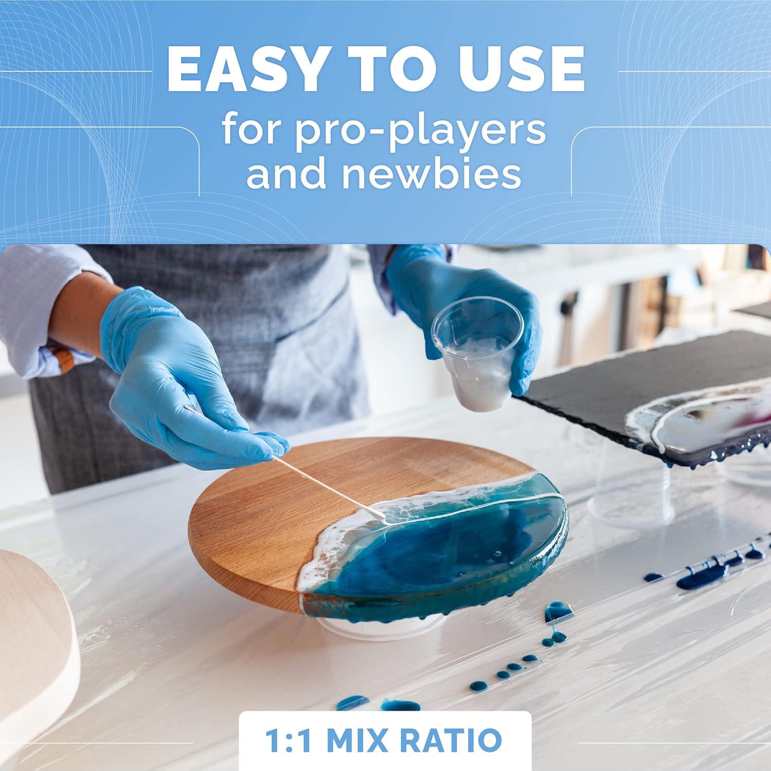 32OZ Clear Epoxy Resin Kit, No - Resin Casting Mold recension och pris