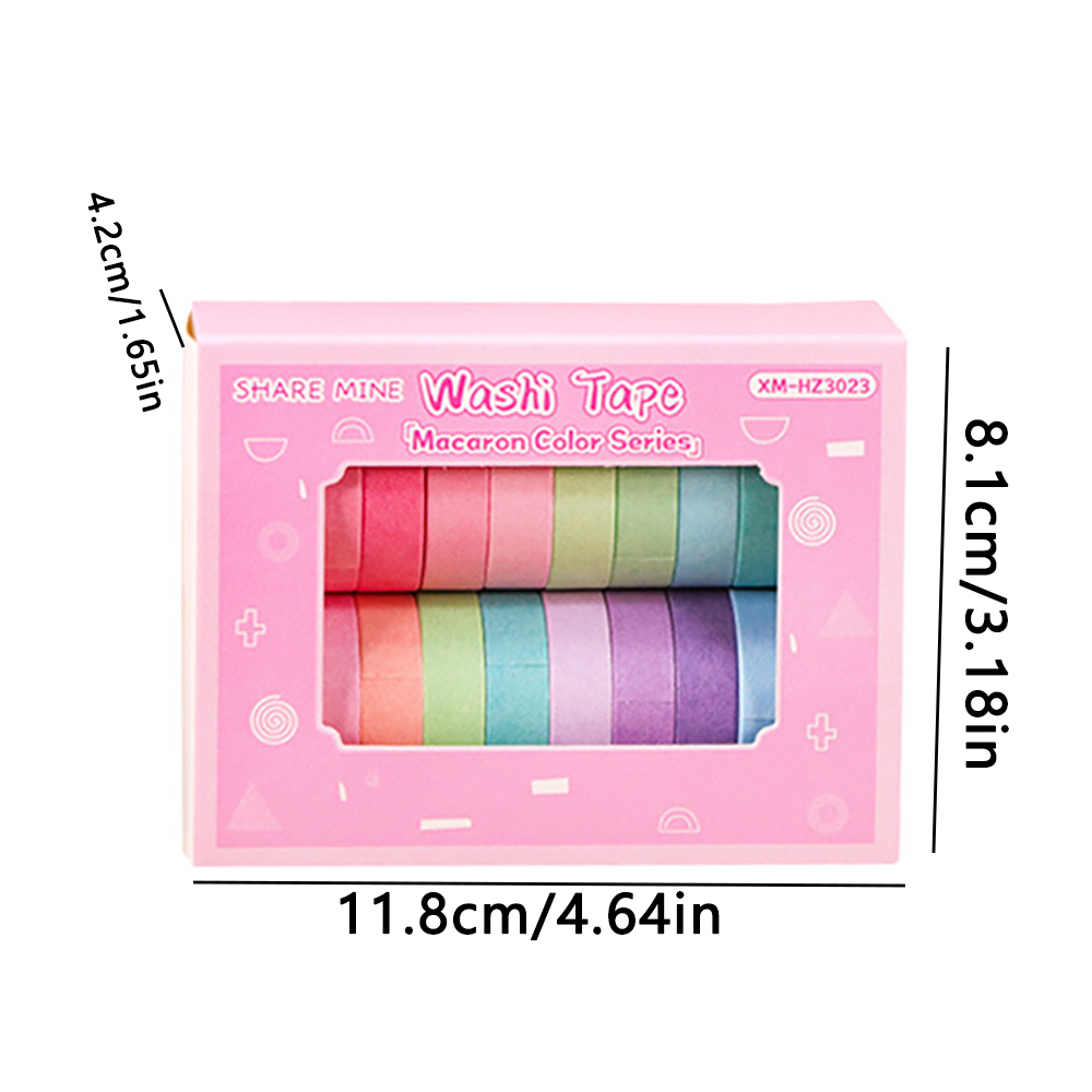 20 Roll Washi Tape Set Diamond - Art Craft Painting recension och pris