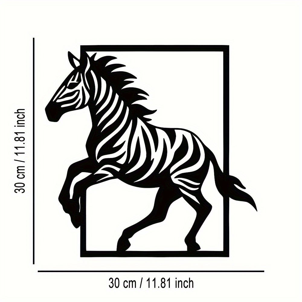 CIFBUY Metal Wall Art Elegant  - Art Craft Zebra recension och pris
