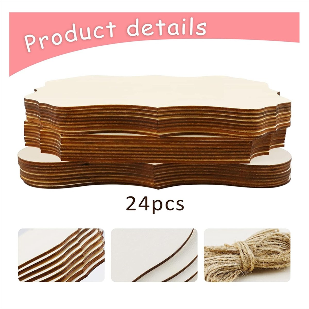 A56K 24 Pcs Unfinished Hanging - Art Craft Door recension och pris