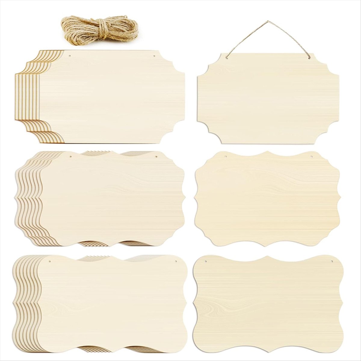 A56K 24 Pcs Unfinished Hanging - Art Craft Door recension och pris