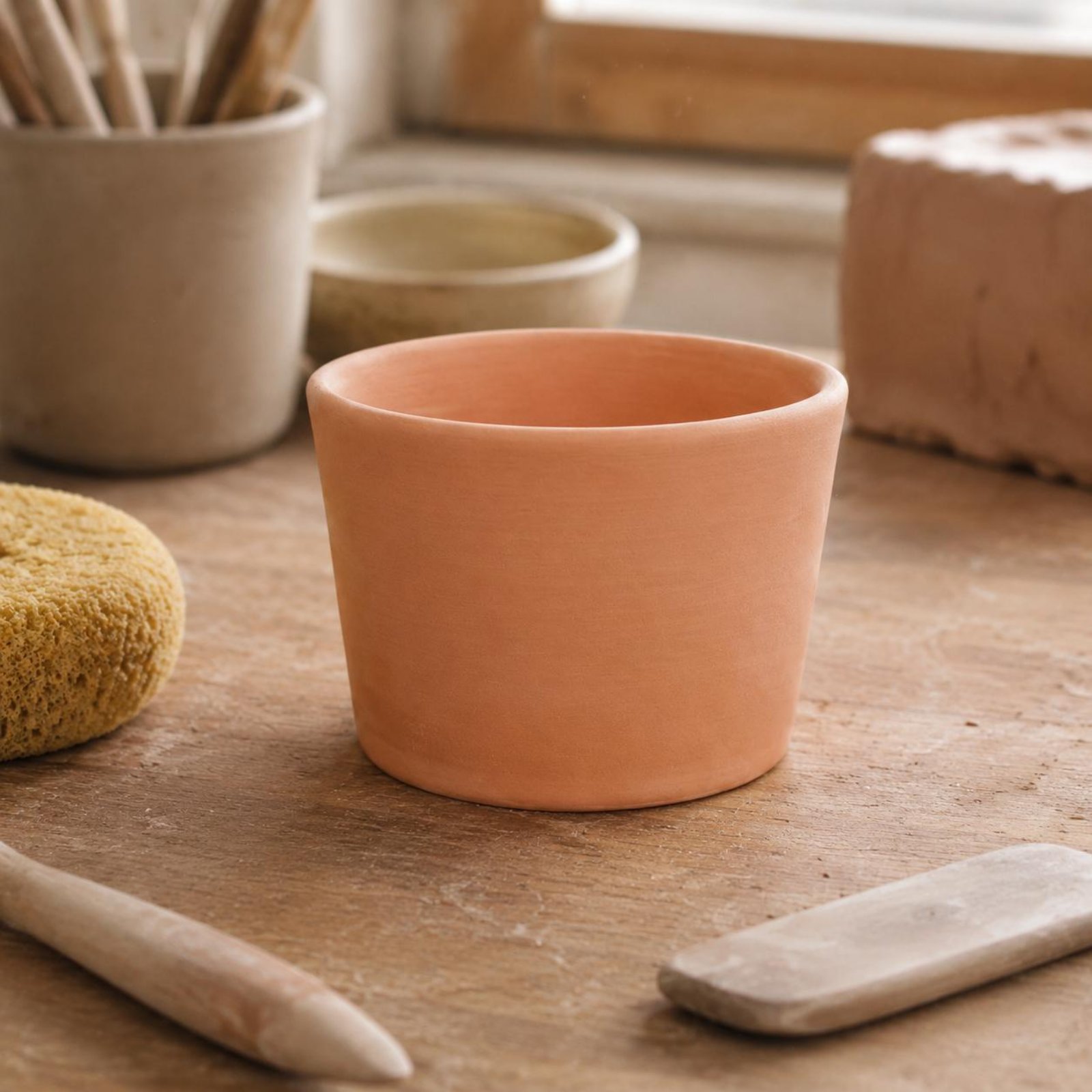 Bisque Pottery Cup Gift Idea U - Art Craft Class recension och pris