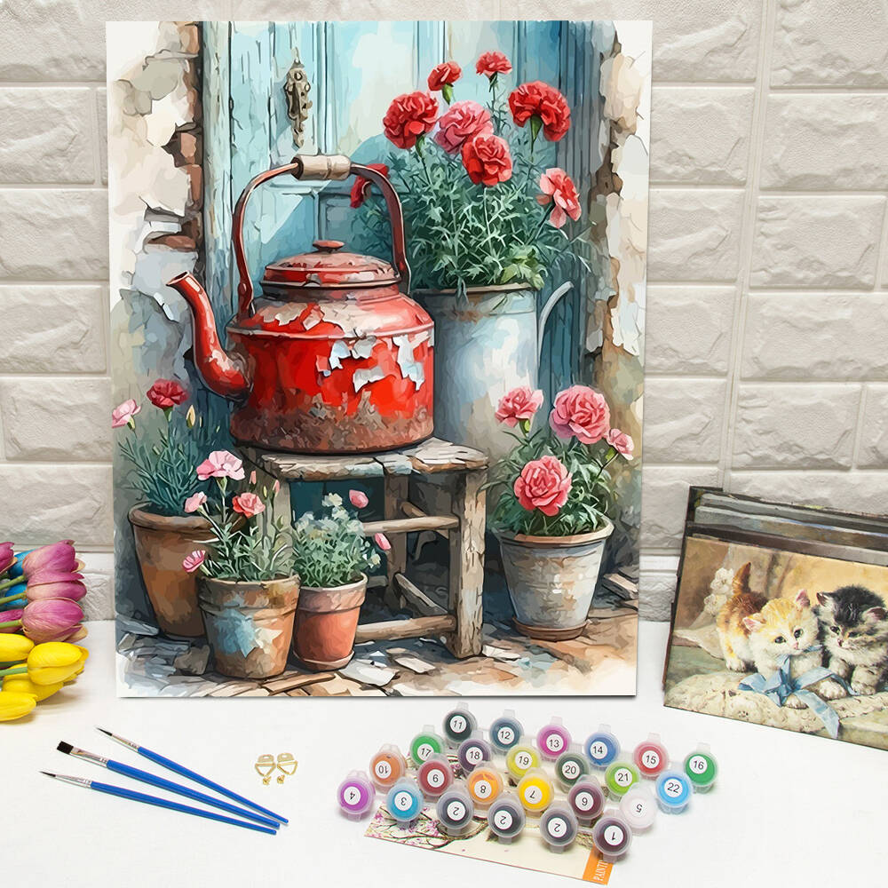 DIY Digital Oil Painting Kettl - Art Craft Door recension och pris
