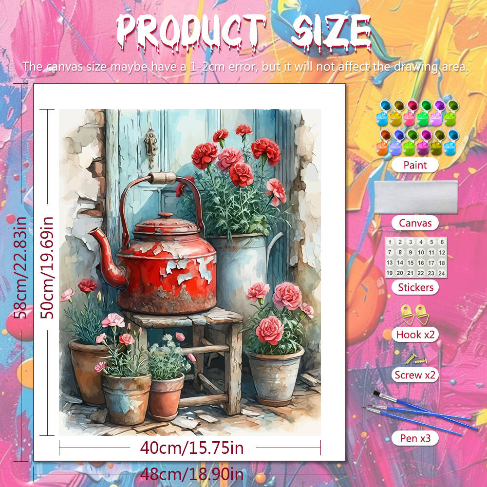 DIY Digital Oil Painting Kettl - Art Craft Door recension och pris