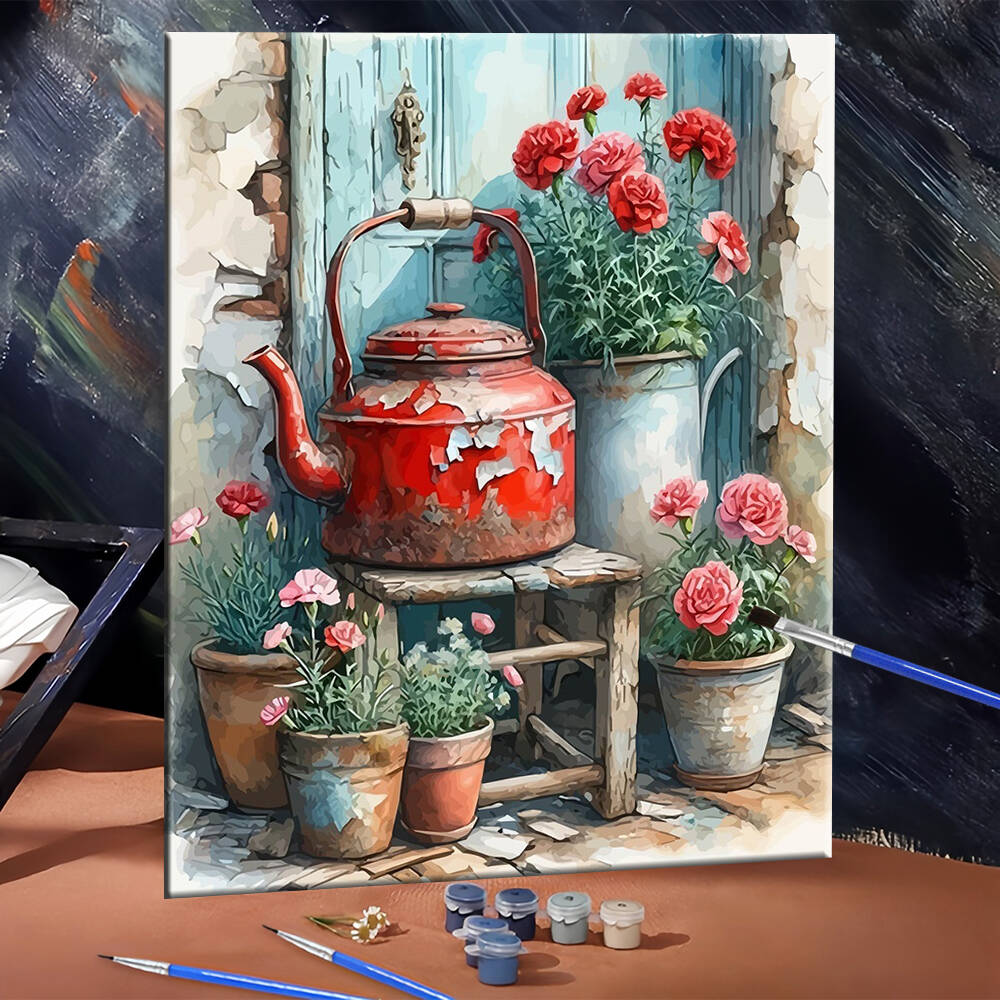 DIY Digital Oil Painting Kettl - Art Craft Door recension och pris