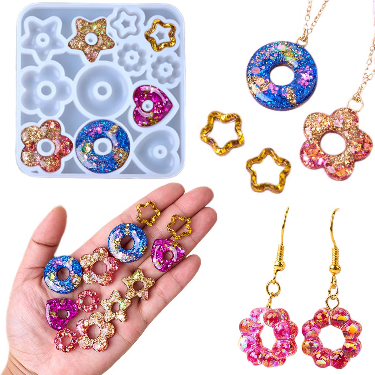 Multifuntional Jewelry Silicon - Resin Casting Mold recension och pris