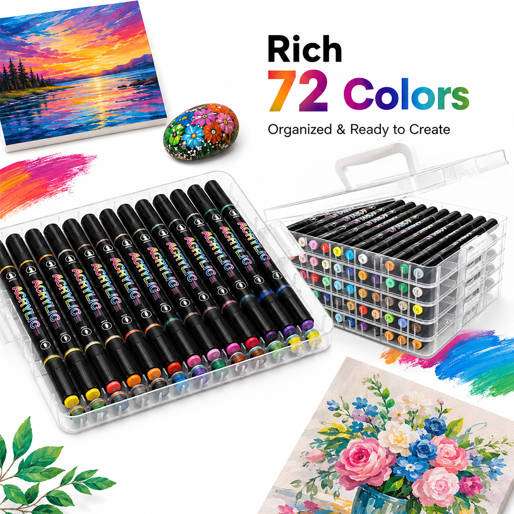 12/24/36/48/60/72 Colors Acryl - Art Craft Class recension och pris