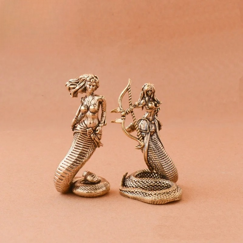 1pcs  Brass Medusa Ornaments A - Tv Art And Craft recension och pris