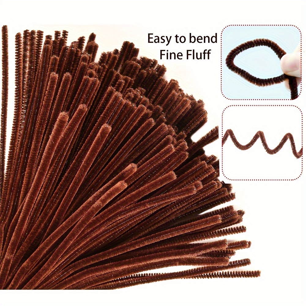 100 Pcs Coffee Pipe Cleaners,P - Art Craft For Kids recension och pris