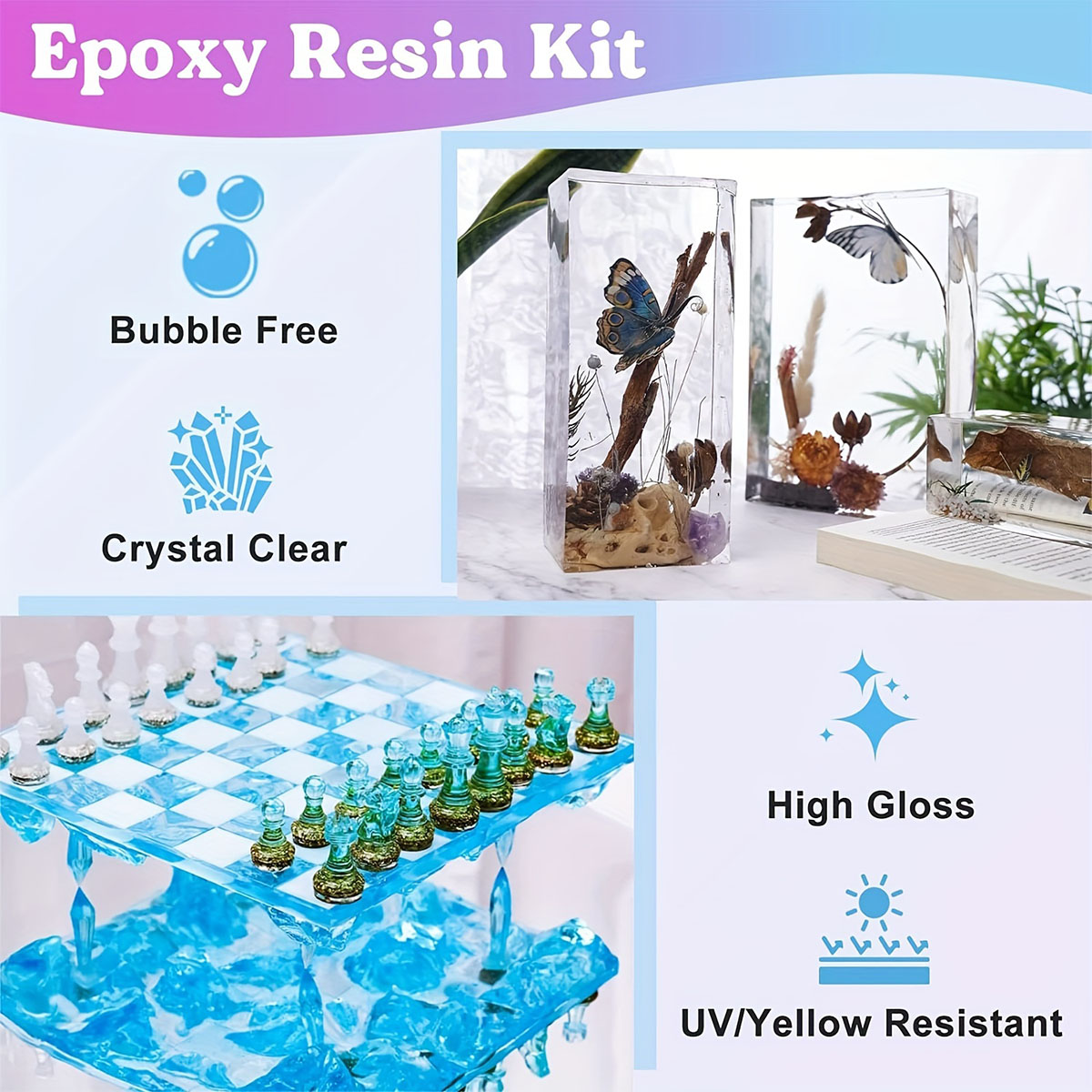 125ml/250ml Crystal Clear Cast - Resin Casting Mold recension och pris