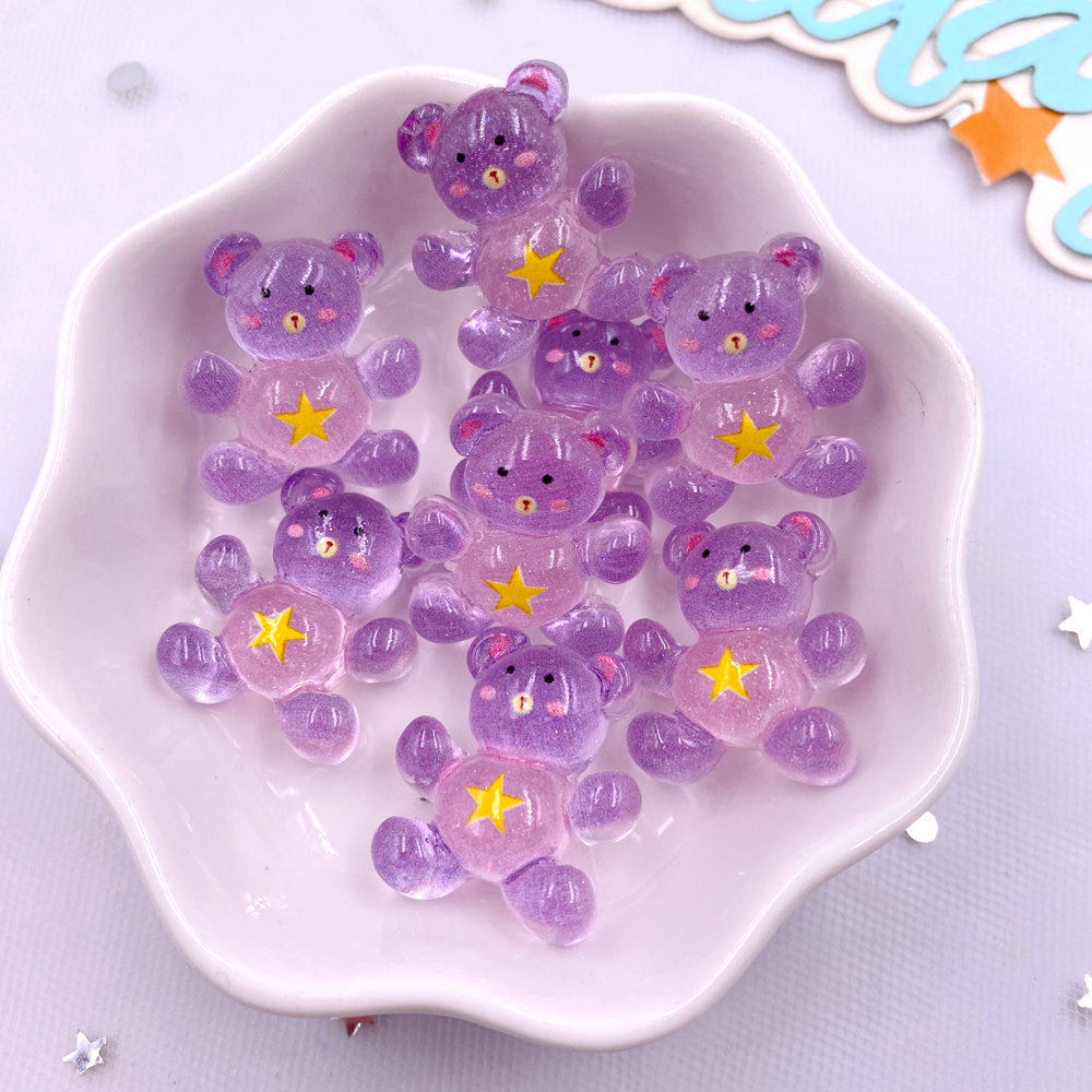 20Pcs Resin Glitter Kawaii Col - Tv Art And Craft recension och pris