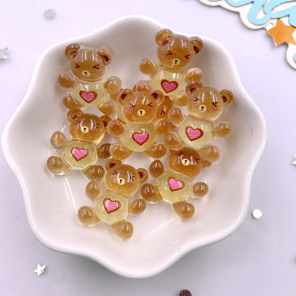 20Pcs Resin Glitter Kawaii Col - Tv Art And Craft recension och pris