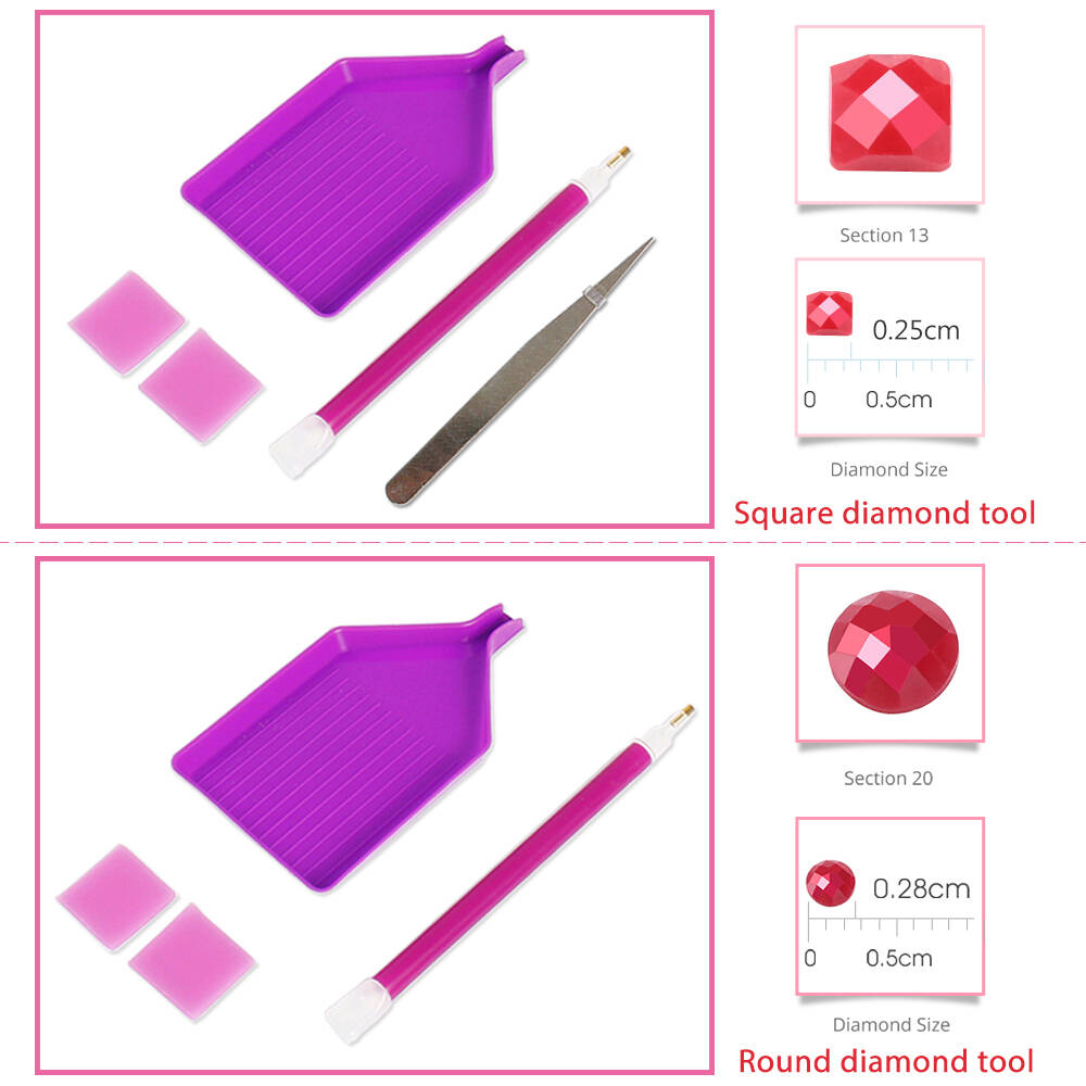 Full Square Round Diamond Mosa - Art Craft Girl recension och pris