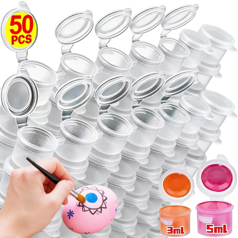 10/30/50PCS Empty Paint Pots M - Art And Craft With Paint recension och pris