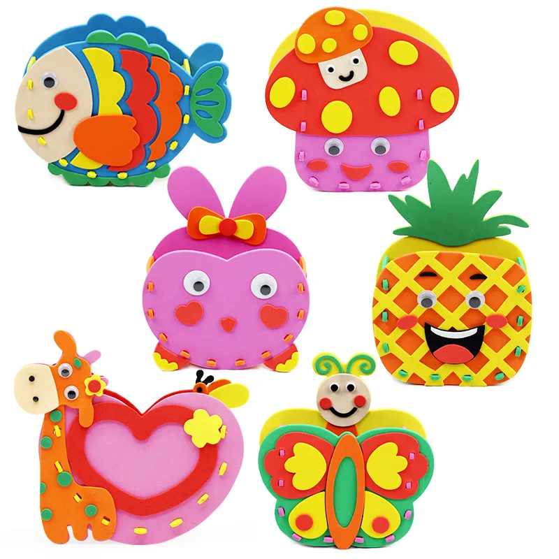2pcs DIY Cartoon Pen Container - Art Craft For Kindergarten recension och pris