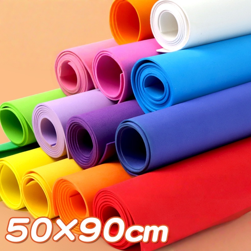 10 Sheets 50x90cm Colored Spon - Art Craft For Kindergarten recension och pris