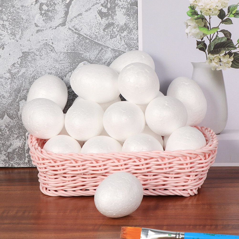 50Pcs Foam Eggs DIY Painting S - Art Craft For Kindergarten recension och pris