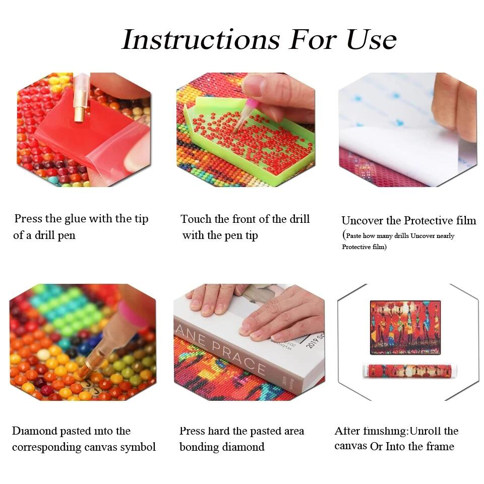 Frameless,5D DIY Diamond Paint - Art Craft Girl recension och pris