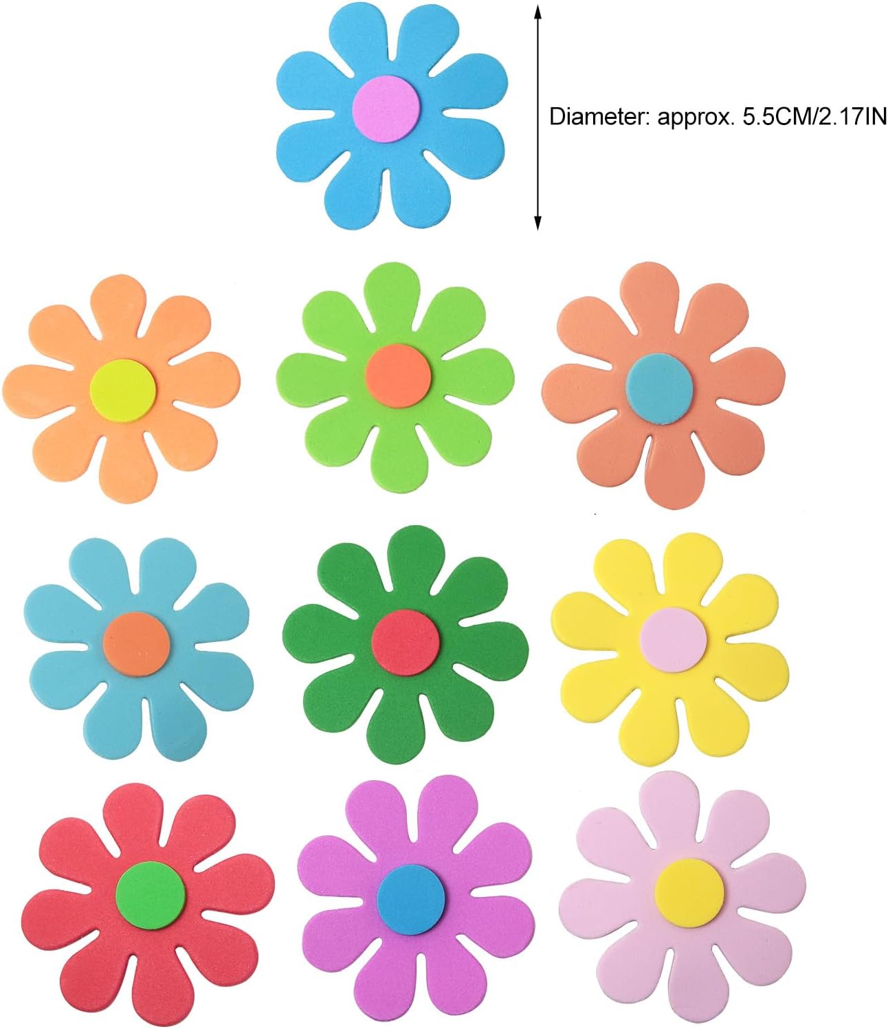 3D flower foam stickers Spring - Art Craft For Kids recension och pris