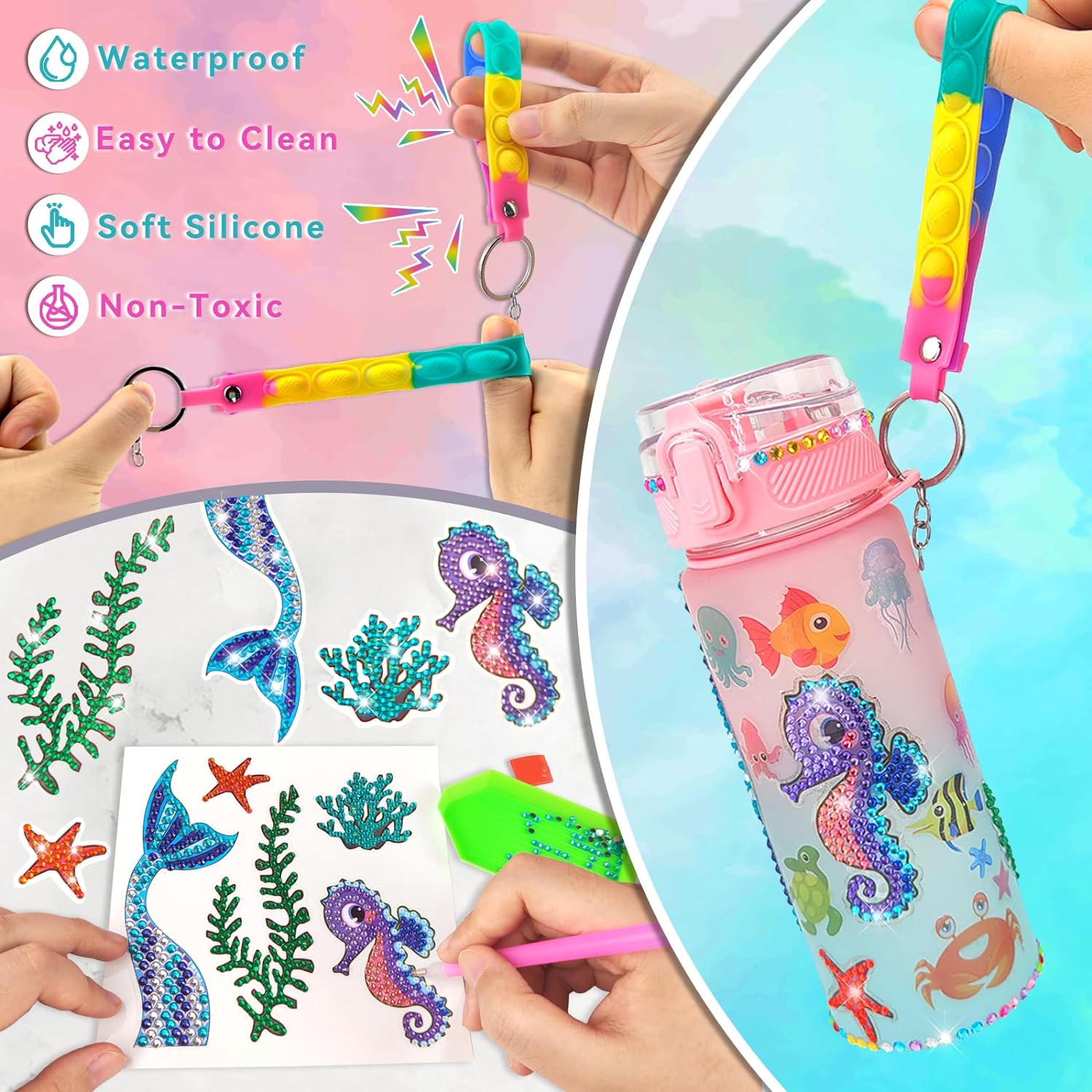 Decorate Your Own Water Bottle - Art Craft Girl recension och pris